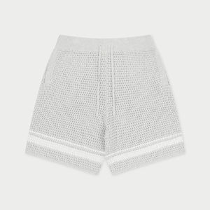 Wholesale Street <b>Hip</b>-Hop Multi-Line Oxford Solid 100% Cotton High-Waisted Elastic Waist Men's Basketball Shorts - Product Image 6