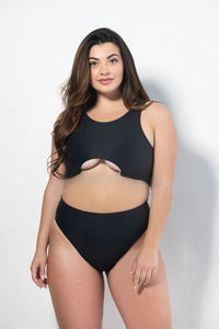 Top de cuello alto para mujer, ligero, transpirable y elástico, para pole dance y fitness, Verano 2026, Servicio OEM, Personalizado - Product Image 4