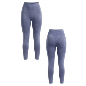 Leggings en tricot respirant et écologique, couleur unie pour femmes, leggings au design et couleur uniques pour femmes - Product Image 4