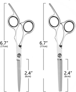 Professional Barber Thinning <b>Shear</b> Set Best Stainless Steel Hair Cutting Scissors with Sharp Tip Wholesale Beauty Tool - Product Image 5