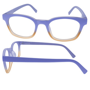 Nouvelles montures de lunettes carrées en plastique classiques et populaires pour hommes et femmes, vente en gros - Product Image 1