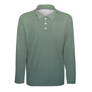 Chemises d'uniforme professionnelles en gros, fournisseur de polos de golf, usine de vêtements pour hommes, polos à manches longues - Product Image 1
