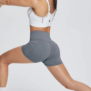 Shorts de sport en gros pour la course et la gym, leggings de yoga à taille élastique, respirants, anti-transpiration, sexy et moulants - Product Image 5