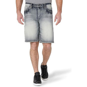 <b>Mens</b> Loose Fit <b>Jeans</b> Shorts Casual Denim Shorts Summer Streetwear - Product Image 1