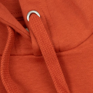 <b>Orange</b> Men's Casual Hoodies High Quality Polyester/Cotton <b>Fleece</b> Custom Private Logo Streetwear for Winter Plain Dyed Quick Dry - Product Image 3