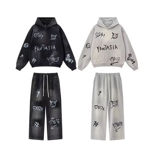 Sudaderas con capucha OEM personalizadas 100% algodón, tallas grandes para hombre, sudaderas con capucha extragrandes de alta calidad para hombre y mujer - Product Image 2