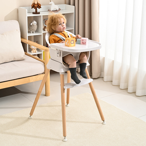 <span class=keywords><strong>Chaise</strong></span> haute pour bébé 6 en 1, <span class=keywords><strong>chaise</strong></span> d'alimentation pour bébé convertible réglable, <span class=keywords><strong>rehausseur</strong></span> pour manger avec plateau double amovible - Product Image 6