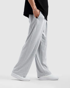 Oversized Baggy Sweatpants Custom Straight Curved Striped <b>Trousers</b> with <b>Drawstring</b> Rope Wears High Quality French Terry Cotton - Product Image 5