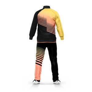 เสื้อแจ็คเก็ตฮู้ดซิปแฟชั่นกีฬาคุณภาพสูงสำหรับผู้ชาย และชุดวอร์มแบบจ็อกเกอร์ พร้อมโลโก้สั่งทำ ชุดวอร์มโพลีเอสเตอร์แบบซับลิเมชั่นสำหรับผู้ชาย - Product Image 6