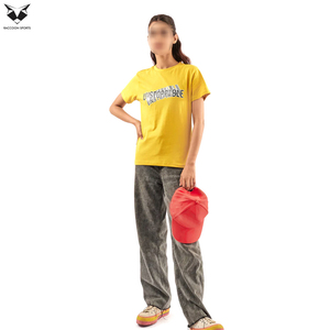 เสื้อยืดผู้หญิงผ้าฝ้ายเรียบแบบขายส่ง สัมผัสนุ่ม สีสวย ขายดี คุณภาพสูง เสื้อยืดแขนสั้นสำหรับผู้หญิง - Product Image 6