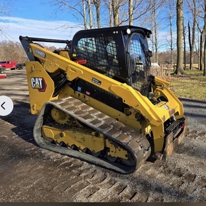 รถตักล้อยาง Caterpillar 299D3 พร้อมหัวบดสำหรับงานดิน เครื่องยนต์ Perkins ปั๊มมอเตอร์และเกียร์ประสิทธิภาพสูง - Product Image 3