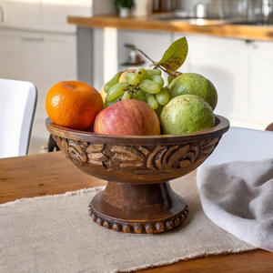 Cuenco de madera tallado a mano con diseño tradicional chino para servir comida y regalar al mejor precio - Product Image 5