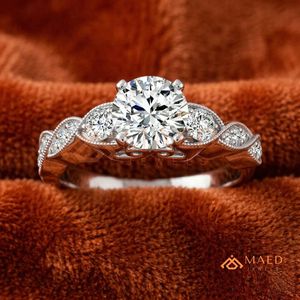 Round Cut Moissanite Three <b>Stone</b> Ring Silver Engagement Ring Women Bridal Anniversary Jewelry Gift USA Fashion - Product Image 1