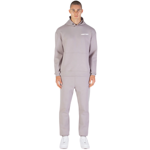 Conjunto Deportivo de Hombre con Sudadera de Forro Polar y Pantalones con Puños Elásticos, Corte Holgado, Estilo Casual Minimalista, Ropa Deportiva Personalizada OEM - Product Image 2