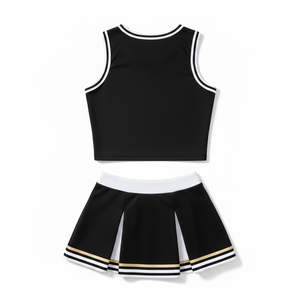 Tenue de cheerleading tendance 2026 : Uniforme scintillant avec strass, logo personnalisé, vêtements de performance pour équipes universitaires - Product Image 3