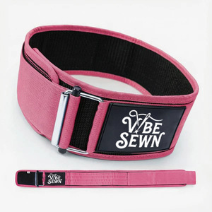 Ceinture de musculation VIBE SEWN réglable et respirante pour l'entraînement en force, unisexe, gris, fermeture à boucle - Product Image 3