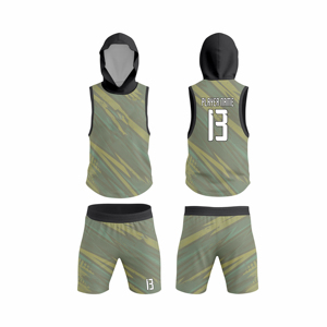 Tenues de football personnalisées 7 sur 7 pour hommes et jeunes, en polyester respirant à séchage rapide, ensemble de sublimation avec motif gaufré - Product Image 4