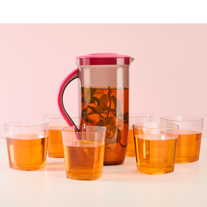 Ensemble de luxe en verre comprenant une carafe et six verres à eau, collection élégante pour servir l'eau à la table. - Product Image 5