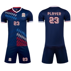 ชุดเสื้อฟุตบอลสำหรับผู้ใหญ่ชุดเสื้อเจอร์ซีย์เล่นฟุตบอลแบบเรียบออกแบบได้ตามต้องการ - Product Image 1