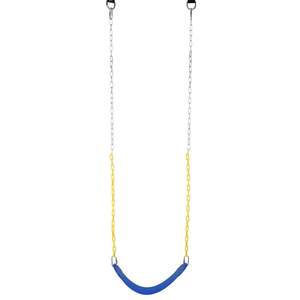 Heavy Duty Blue Outdoor Patio Swing Seat Set con accesorios Reemplazo de columpios Toboganes Gimnasios - Product Image 2