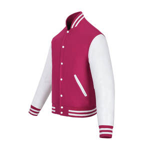 Veste de baseball à capuche coupe-vent streetwear d'hiver en laine/cuir personnalisable pour homme – Collection Designer - Product Image 3