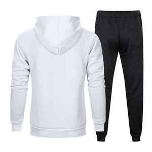 Men's Winter Classic Wholesale Customize Cotton Breathable Quick Dry Sporty Track <b>Clothes</b> Sport Running Zip Suit Tracksuits - Product Image 2