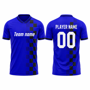 Sublimated Print Football Jersey Breathable Mesh Adult Short Sleeve V Neck <b>Soccer</b> Sports Apparel sublimated print football shirt - Product Image 2
