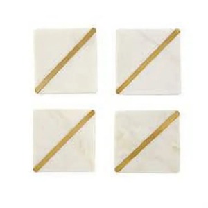 Posavasos de Mármol Premium con Acabado de Piedra Natural de Lujo para Mesas de Café, Mesas de Comedor y Escritorios de Oficina, Duraderos - Product Image 2