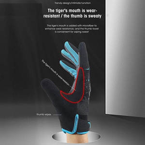 Gants imperméables et respirants à doigts entiers pour sports de plein air et cyclisme unisexe, gants professionnels pour VTT et vélo de route - Product Image 5