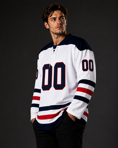 Ice hockey jersey premium quality custom designs breathable fabric durable stitching perfect for ice sports all sizes available - Product Image 5