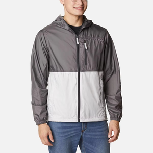 <b>Mens</b> Lightweight Hooded Windbreaker <b>Jacket</b> Casual Zip Up Outdoor <b>Running</b> Sports Coat Breathable Color Block Waterproof - Product Image 1