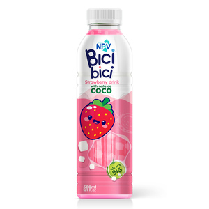 น้ำผลไม้รสสตรอว์เบอร์รี NPV Bici Bici สดใหม่ ไขมันต่ำ 6% บริกซ์ 500 มล. ขวด PET รับผลิตแบบ OEM แบรนด์ส่วนตัว ความบริสุทธิ์ 30% อายุการเก็บรักษา 24 เดือน - Product Image 1