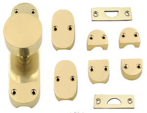 Loquets en laiton pour usage intérieur, pour fenêtres et portes, avec tige verticale longue et bouton, emballage en polybag - Product Image 4
