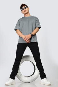 Camisetas Personalizadas para Hombre 100% Algodón Orgánico OEM (ODM/OEM), Tallas Grandes, Transpirables y Ecológicas - Precio Económico, Hechas en India - Product Image 3