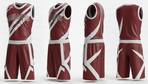 <b>Men</b> Basketball Kit Quick Dry Jersey and Shorts Lightweight Athletic Sportswear Set - Product Image 6