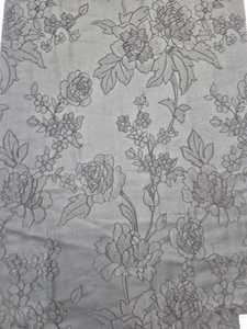 ABAYA Tissu satiné ultra doux et brillant pour femme Jacquard noir Brocart 100% Polyester respirant PK 1155 Vêtements pour filles - Product Image 2