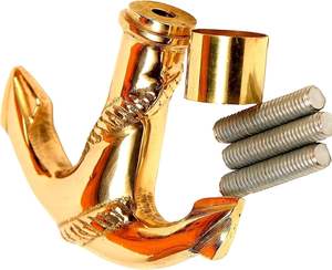 Bastones de Caminar Estilo Victoriano con Mango de Ancla, Metal Pulido, Estilo Antiguo, Latón, 11 CM - Product Image 2