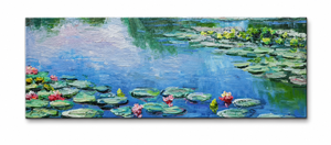 Pintura al Óleo Pintada a Mano de Alta Calidad, Decoración Europea para el Hogar, Estilo Impresionista, Serie de Lirios de Agua de <span class=keywords><strong>Monet</strong></span>, Paisaje, Personalizada - Product Image 2