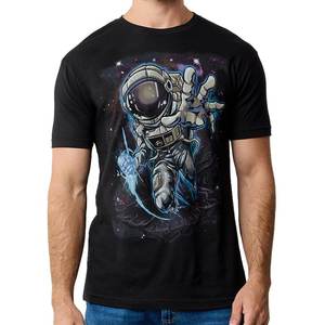 เสื้อยืดผู้ชายสีดำพิมพ์ลายโลโก้แบบ DTG สำหรับชุดกีฬา รุ่นคลาสสิค คอกลม ระบายอากาศได้ดี สวมใส่สบาย ยอดขายสูง ใหม่ล่าสุดจาก RTS - Product Image 1