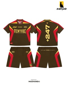 Conjunto de Ropa Deportiva de Alto Rendimiento |   Camiseta Técnica y Pantalones Cortos Deportivos VENTURE |   Fabricante OEM de Ropa Transpirable de Secado Rápido - Product Image 6