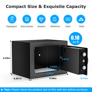 <span class=keywords><strong>Mega</strong></span> Bán Hàng Bonsaii SF004-<span class=keywords><strong>Key</strong></span> Khóa Bonsaii An Toàn Hộp Thép Tiền An Toàn Hộp Đối Với Trang Chủ Sử Dụng - Product Image 6
