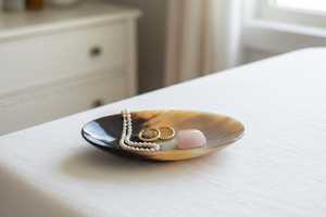 Organic Material Modern Design Eco-Friendly Durable Premium Decorative Tray Serving <b>Plate</b> Cheese Dish Appetizer <b>Plates</b> Handmade - Product Image 2