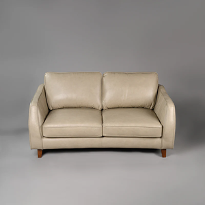 Canapé rectangulaire moderne 2 places en cuir tufté de haute qualité, écologique et durable, pour salon, hôtel, restaurant, hall d'entrée, décoration extérieure - Product Image 4