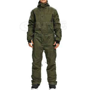 Combinaison de ski imperméable pour l'hiver, veste et pantalon de snowboard coupe-vent pour hommes, combinaison de ski personnalisée OEM - Product Image 3