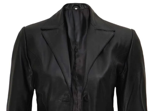 Blazer en cuir pour femme au design élégant, vente chaude, anti-plis, confortable, respirant, qualité supérieure - Product Image 3