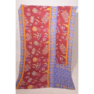 Boho Vintage Cotton Kantha <b>Quilt</b> Reversible <b>Handmade</b> Gudri Bedcover Throw for Bed and Sofa Decor - Product Image 1