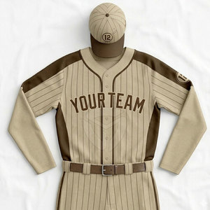 Conjunto de Uniforme de Béisbol Deportivo para Hombre, Tejido Suave y Transpirable, Estilo Atlético Moderno, Ideal para Clubes, Escuelas y Equipos Profesionales - Product Image 4