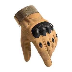 Gants de moto pour sports d'hiver, en cuir, écran tactile, doigts entiers, respirants, imperméables, protection UV, course, motocross - Product Image 6