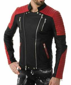 Chaqueta de Invierno de Cuero Genuino y Lona de Primera Calidad para Hombre, Nueva Colección 2026, Piel de Vaca - Product Image 5