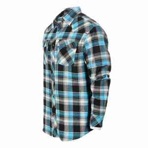 Chemises en flanelle pour hommes au design personnalisé, de haute qualité, 100% coton, légères, respirantes, séchage rapide, teintes unies, vêtements de sport - Product Image 3